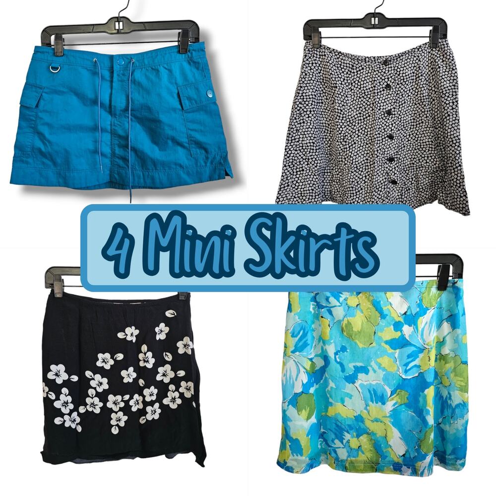 EXPRESS 4 Skirts, 1 Price! Bundle of 4 Skirts- Size Small-Medium